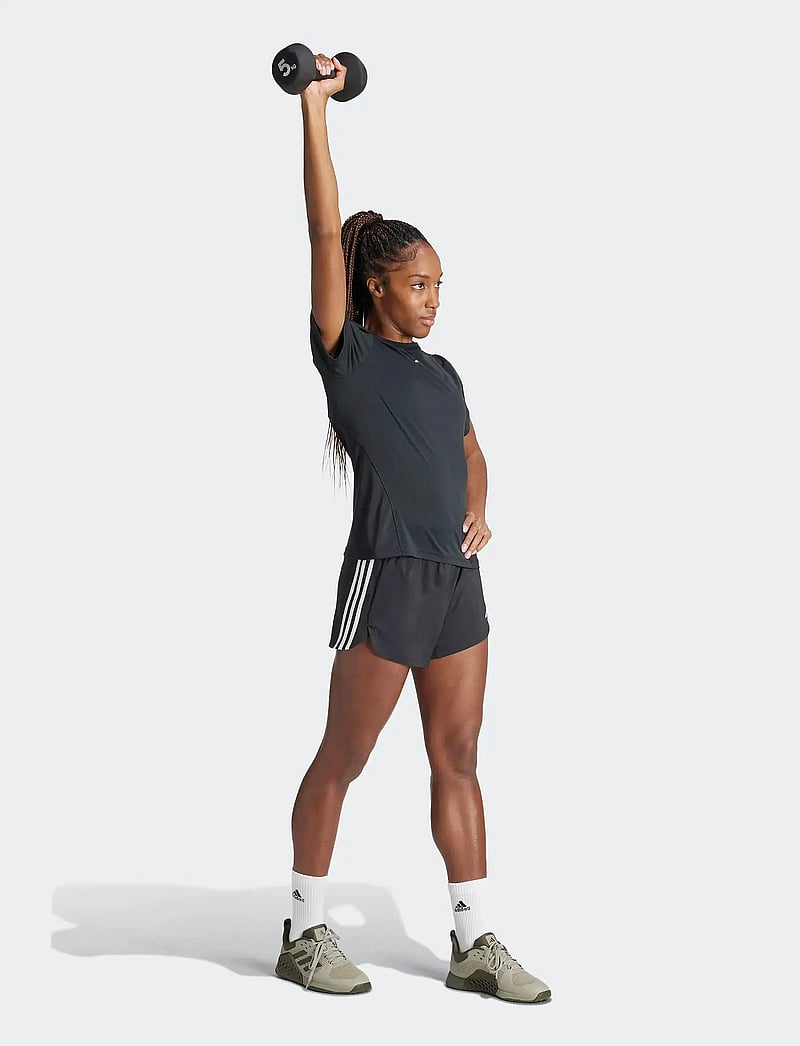 adidas Performance - PACER WVN HIGH - treniruočių šortai - black/white - 0