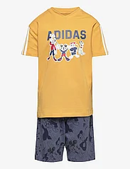 adidas Performance - LK DY MM T SET - sets with short-sleeved t-shirt - preyel/owhite - 0