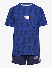 adidas Performance - LK DY 100 T SET - sets with short-sleeved t-shirt - royblu/dkblue/silvmt - 0