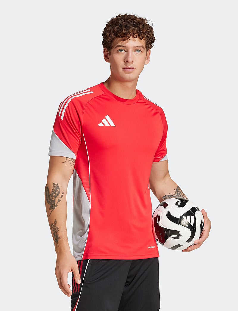 adidas Performance - TIRO25C TR JSY - t-shirts - purrub/tegrfo - 0