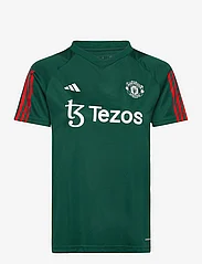 adidas Performance - Manchester United Tiro 23 Training Jersey - t-shirt & tops - cgreen/corgrn/actred - 0