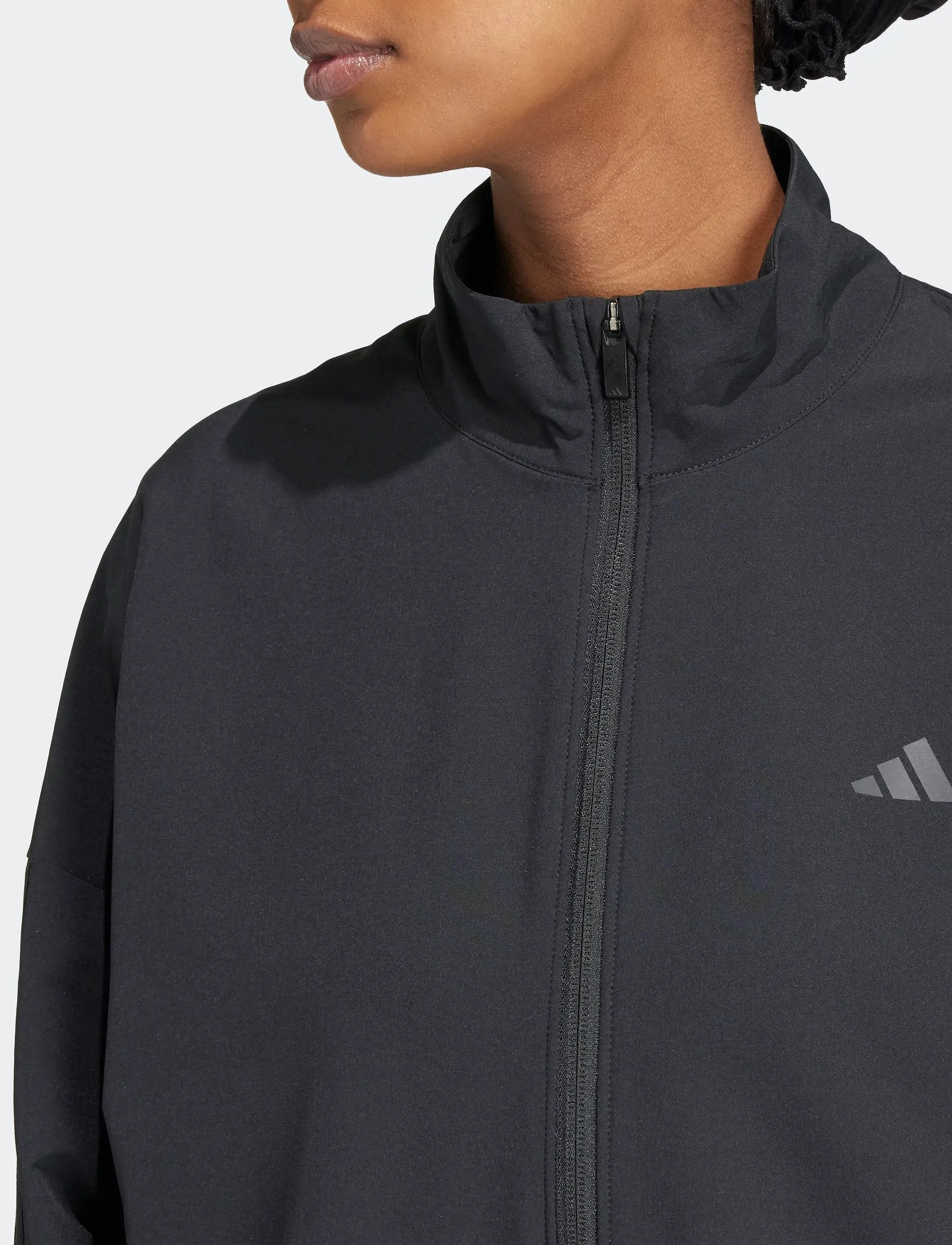 adidas Performance - PACER W JACKET - sports jackets - black - 4