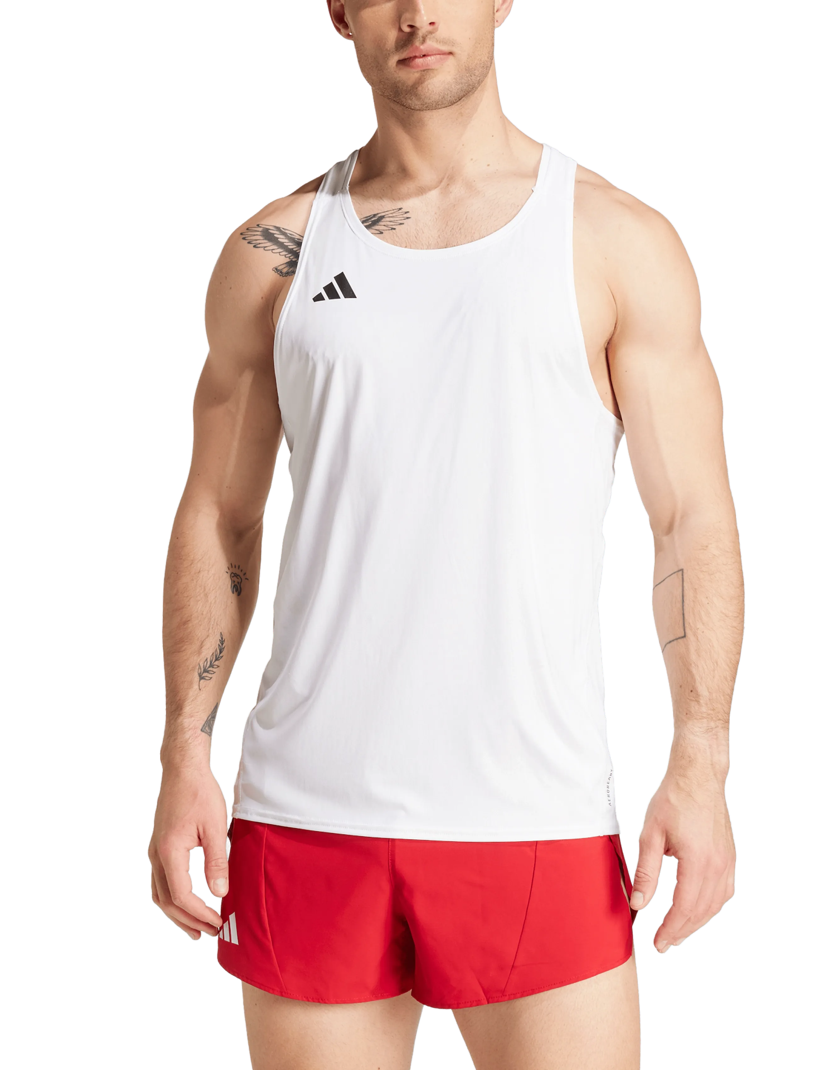 adidas Performance Adizero E Snglt, Herren, Singlet, Weiß, Gr.XL