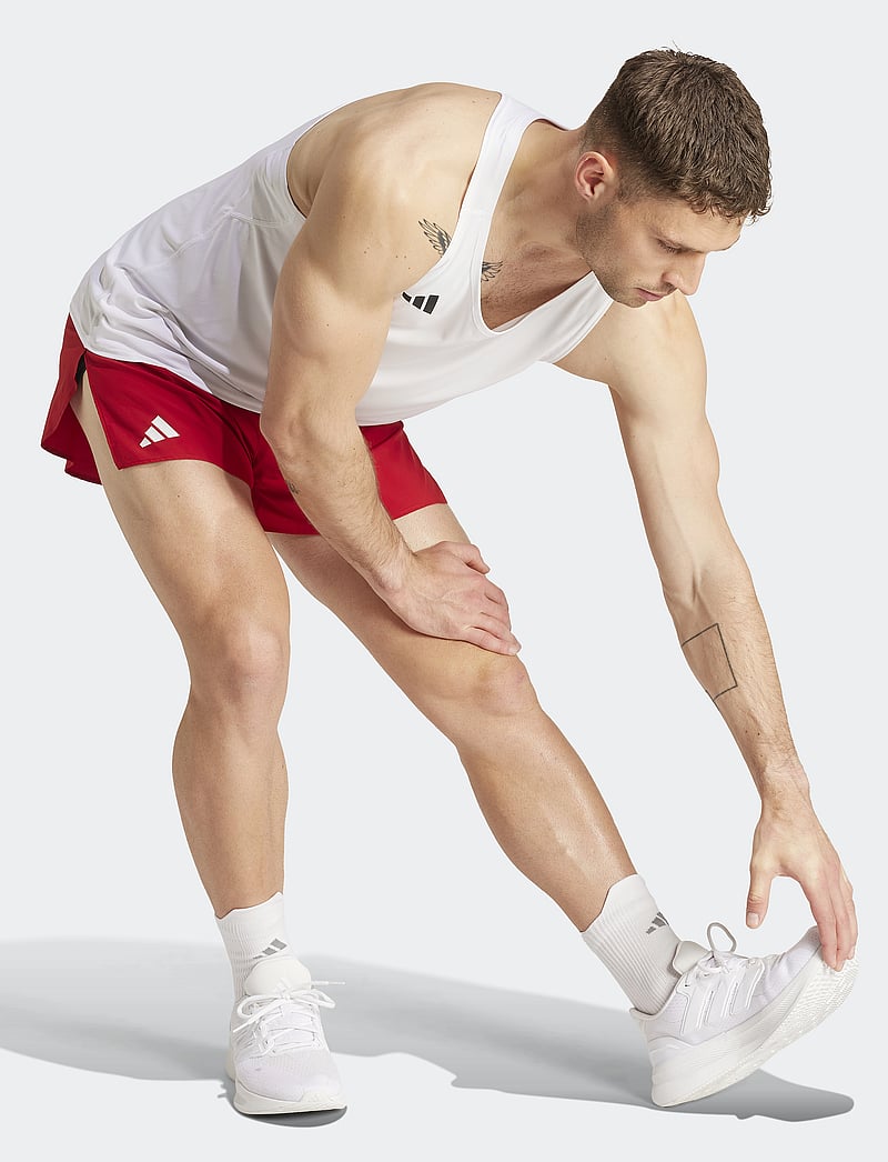 adidas Performance - ADIZERO E SNGLT - t-shirts - white - 4