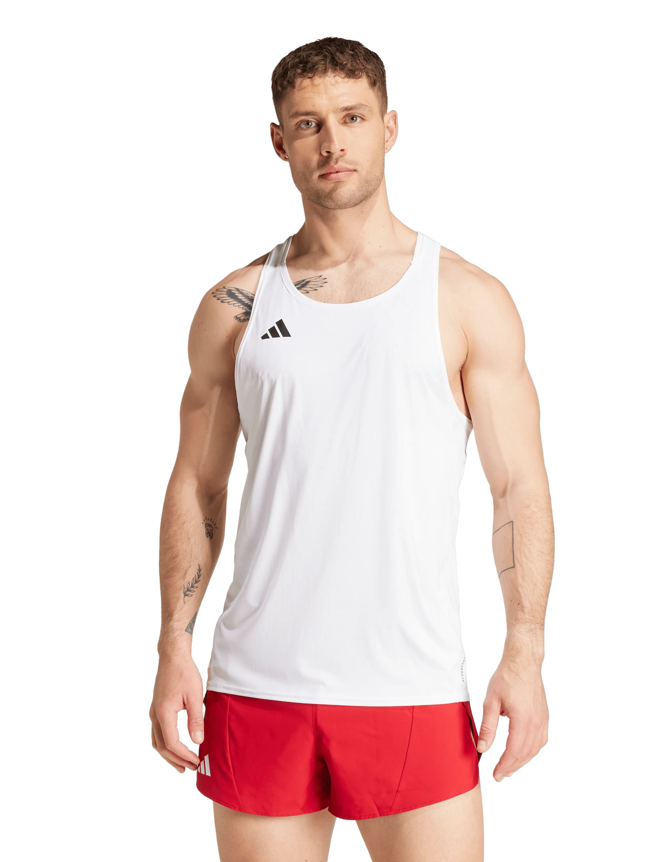 adidas Performance - ADIZERO E SNGLT - Õlapaeltega pluusid - white - 5