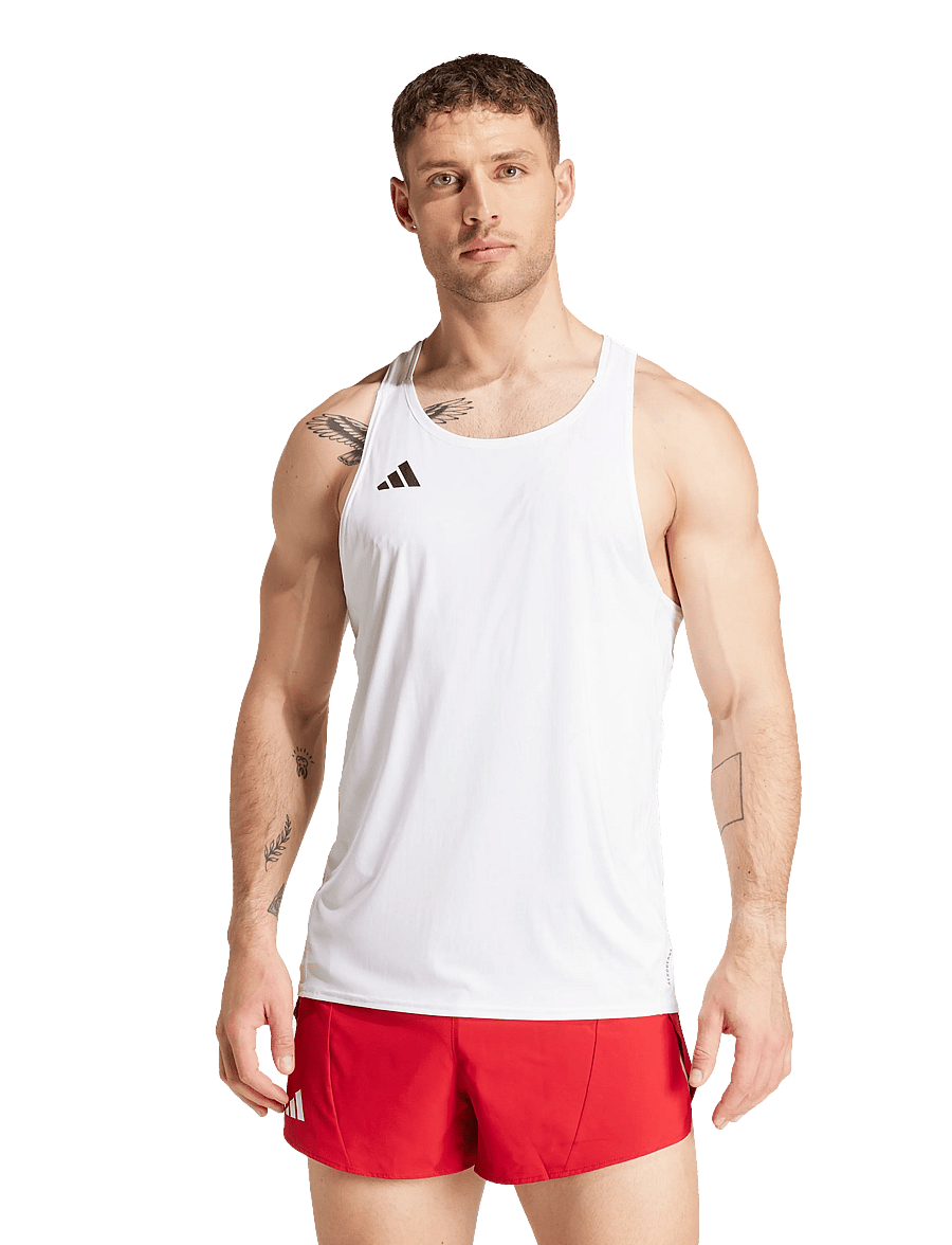 adidas Performance - ADIZERO E SNGLT - Õlapaeltega pluusid - white - 5