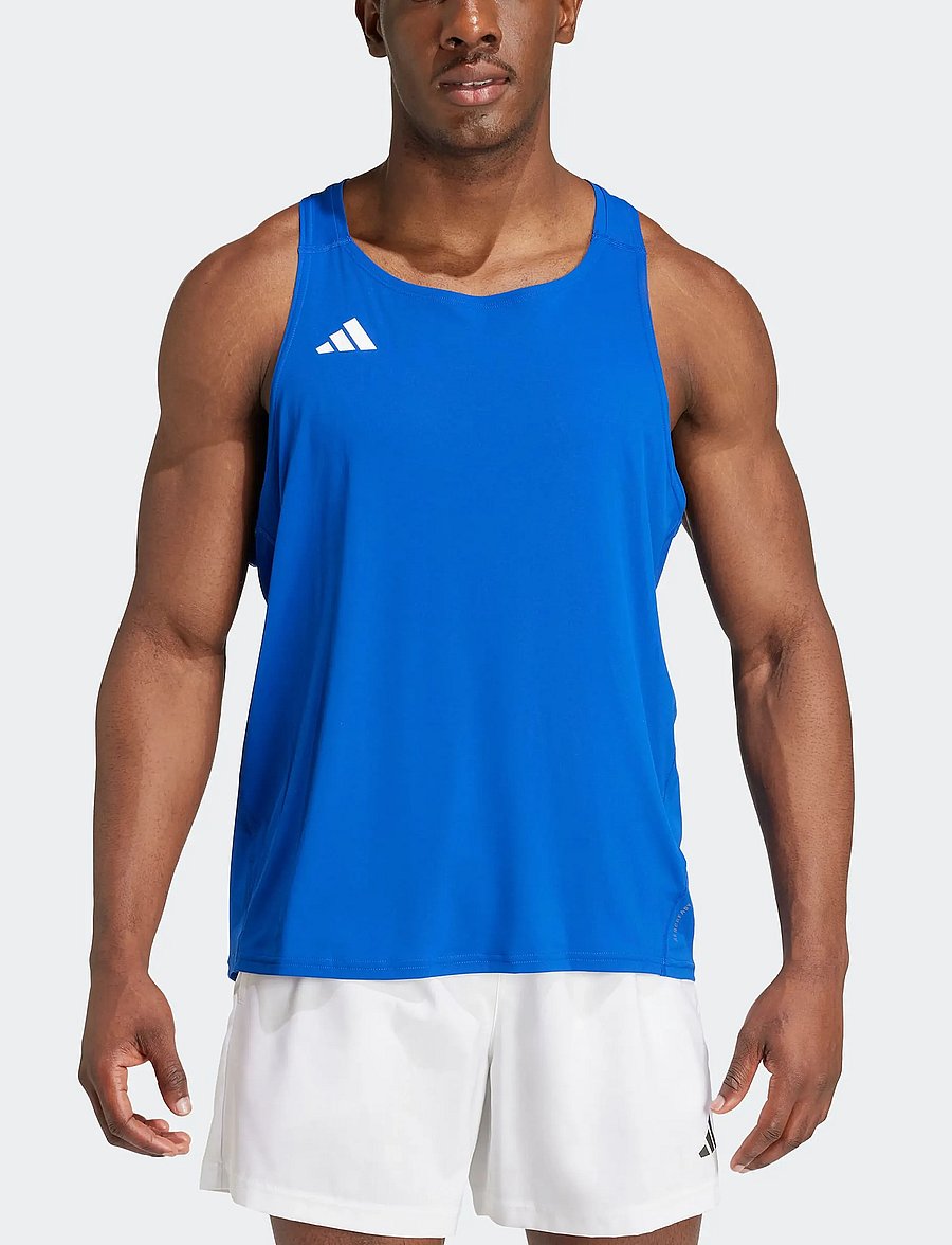 adidas Performance - ADIZERO E SNGLT - t-shirts - royblu - 0