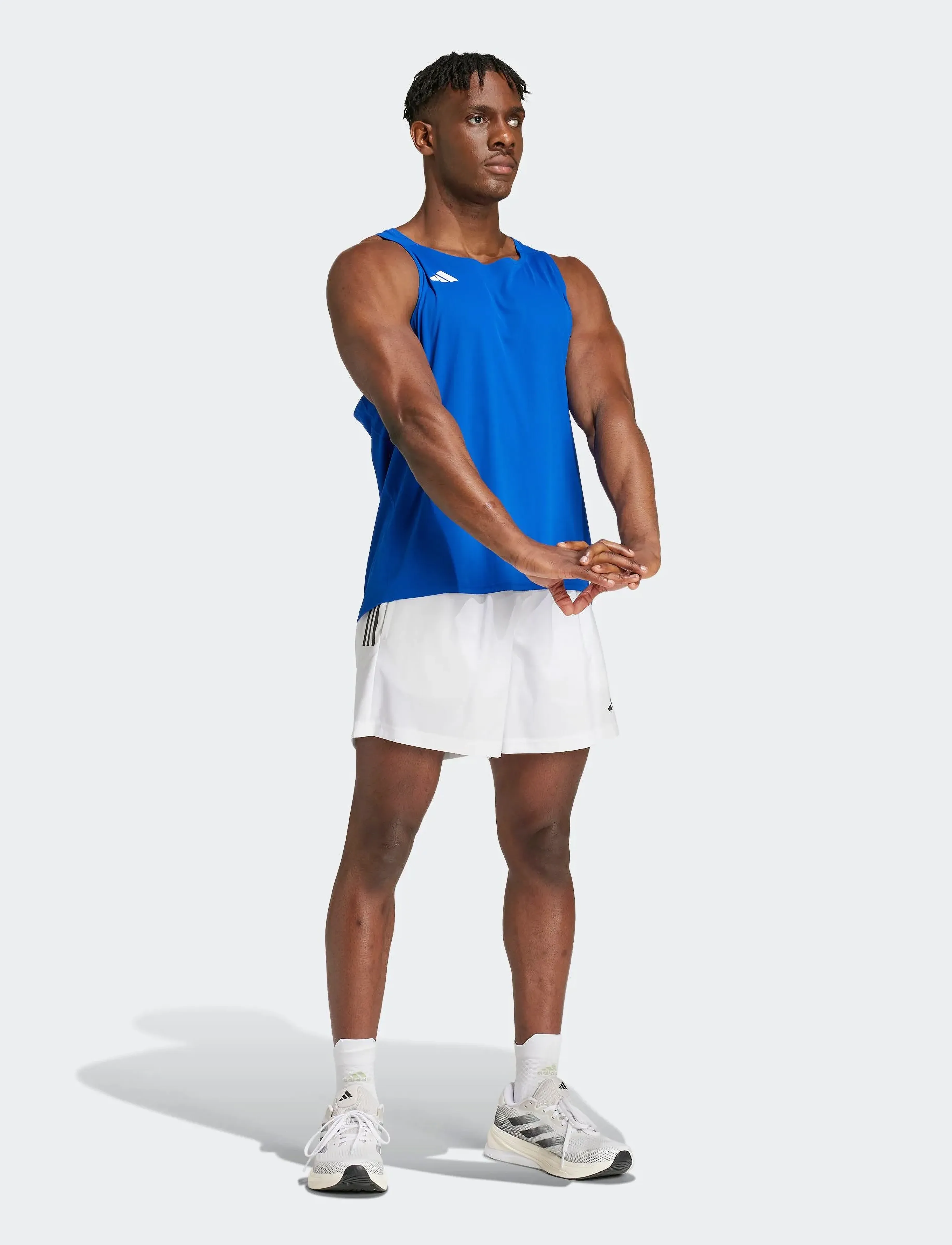 adidas Performance - ADIZERO E SNGLT - t-shirts - royblu - 4