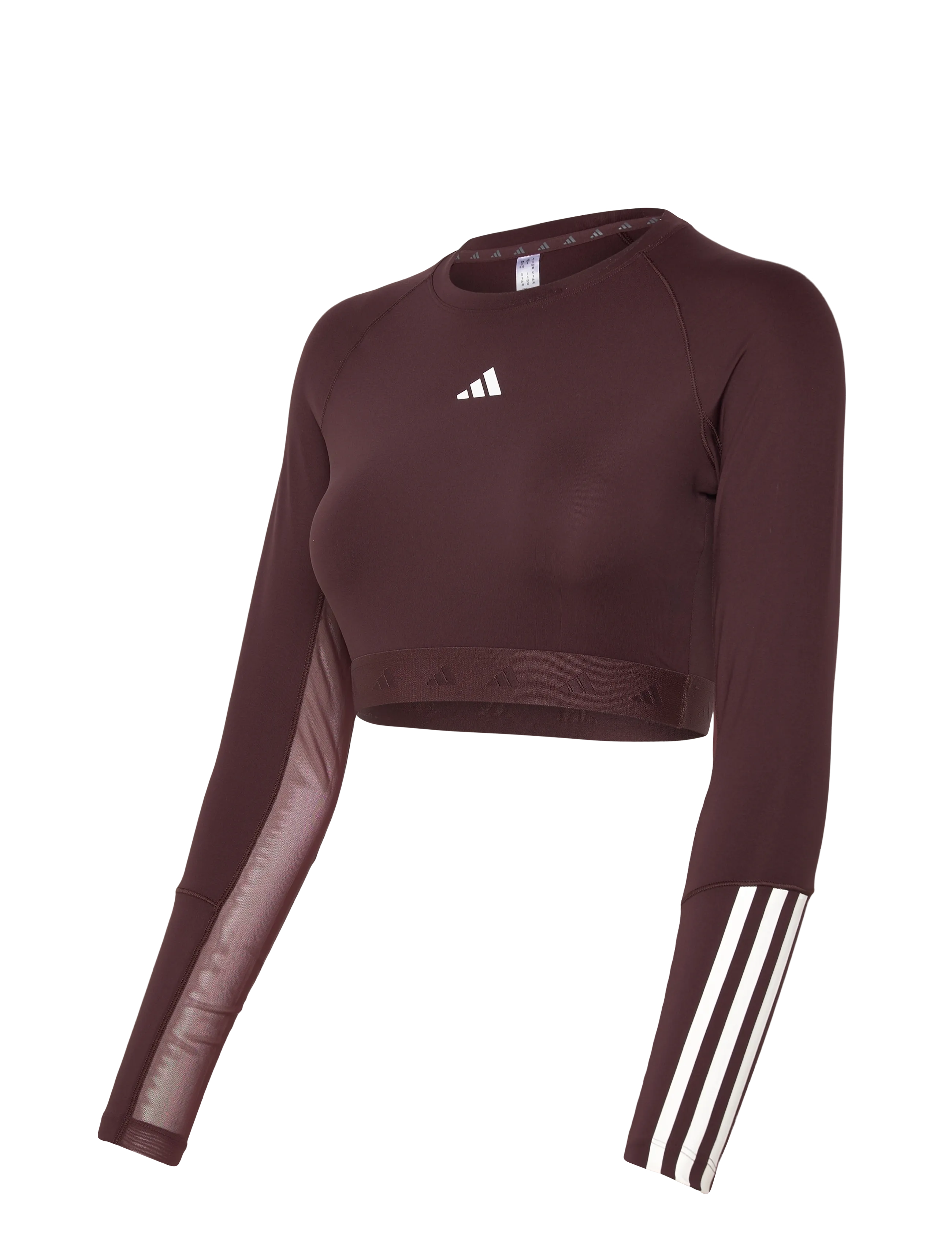 adidas Performance - HYGLM CRO LS - sportoberteile - shabrn/white - 3