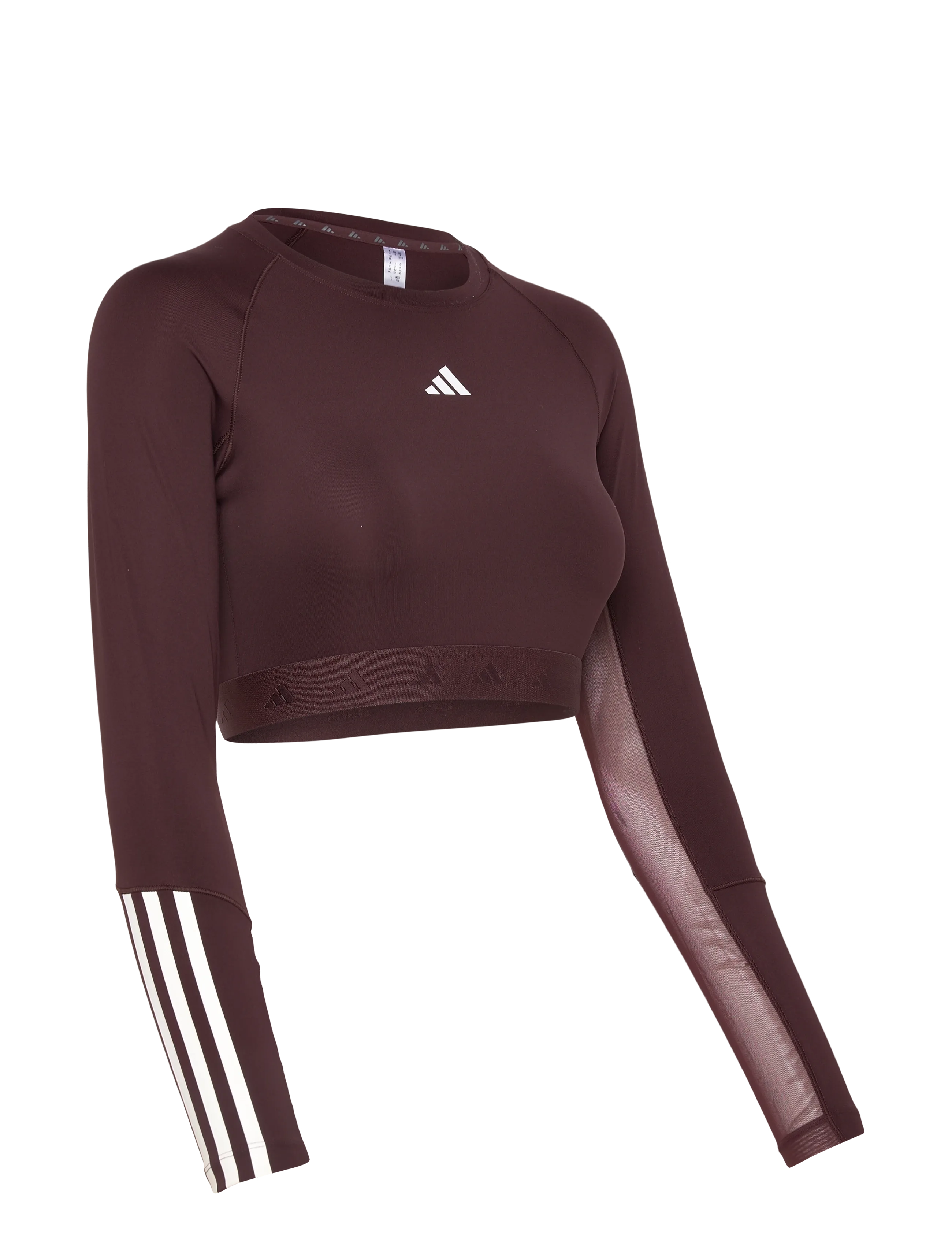 adidas Performance - HYGLM CRO LS - sportoberteile - shabrn/white - 4