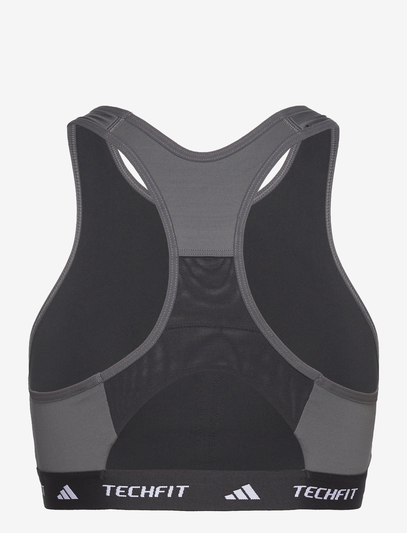 adidas Performance - TECHFIT Medium Support High Neck Colorblock Bra - vidējs atbalsts - black - 1