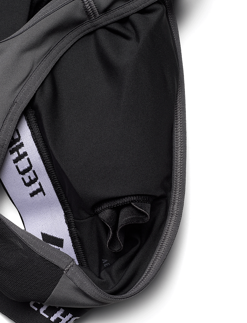 adidas Performance - TECHFIT Medium Support High Neck Colorblock Bra - medium støtte - black - 2