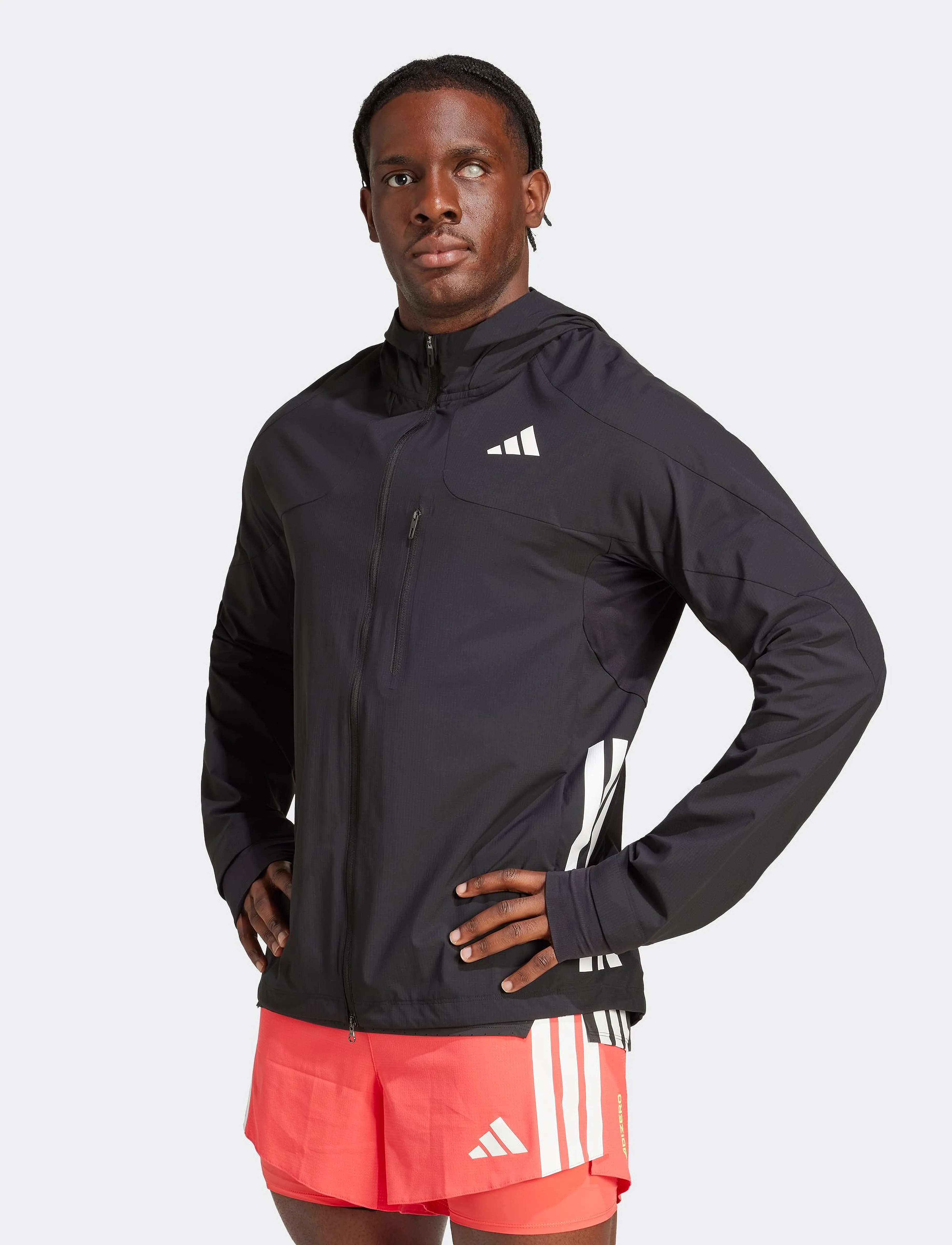 adidas Performance - ADIZERO JKT M - træningsjakker - black/black - 3