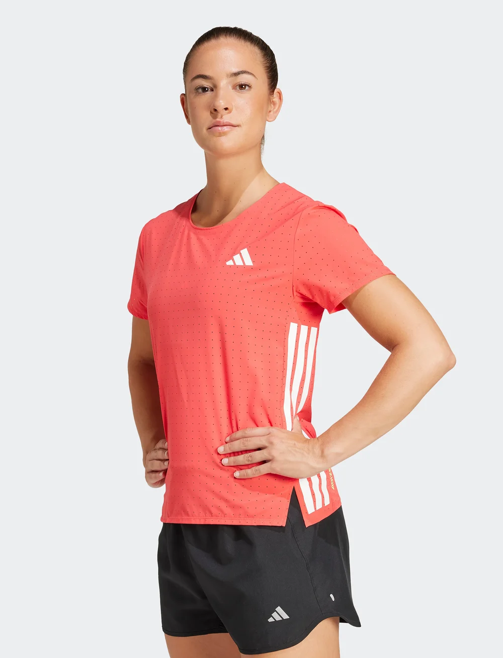 adidas Performance - ADIZERO TEE W - t-krekli - selure - 0