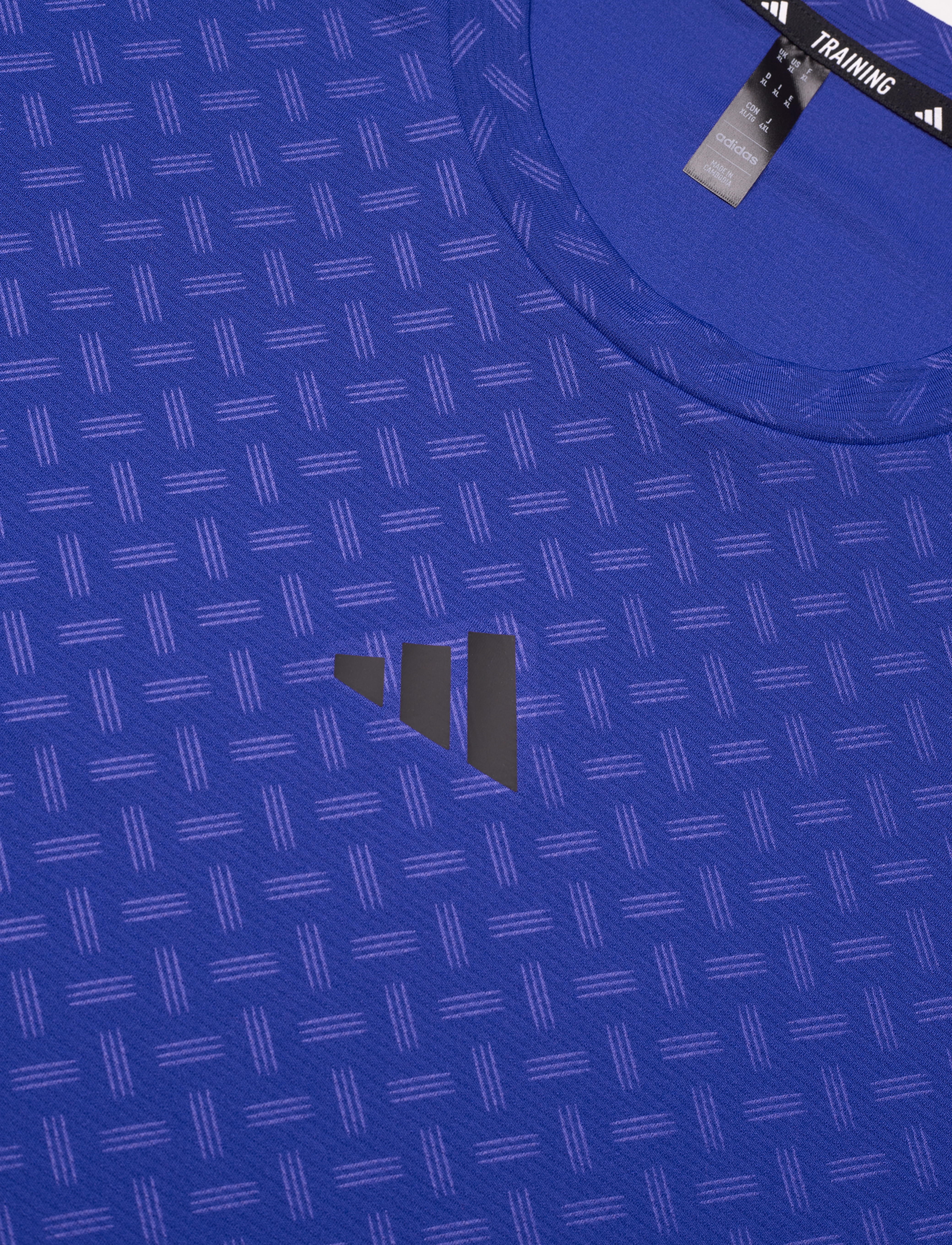 adidas Performance - Power Tee - selubl/black - 2