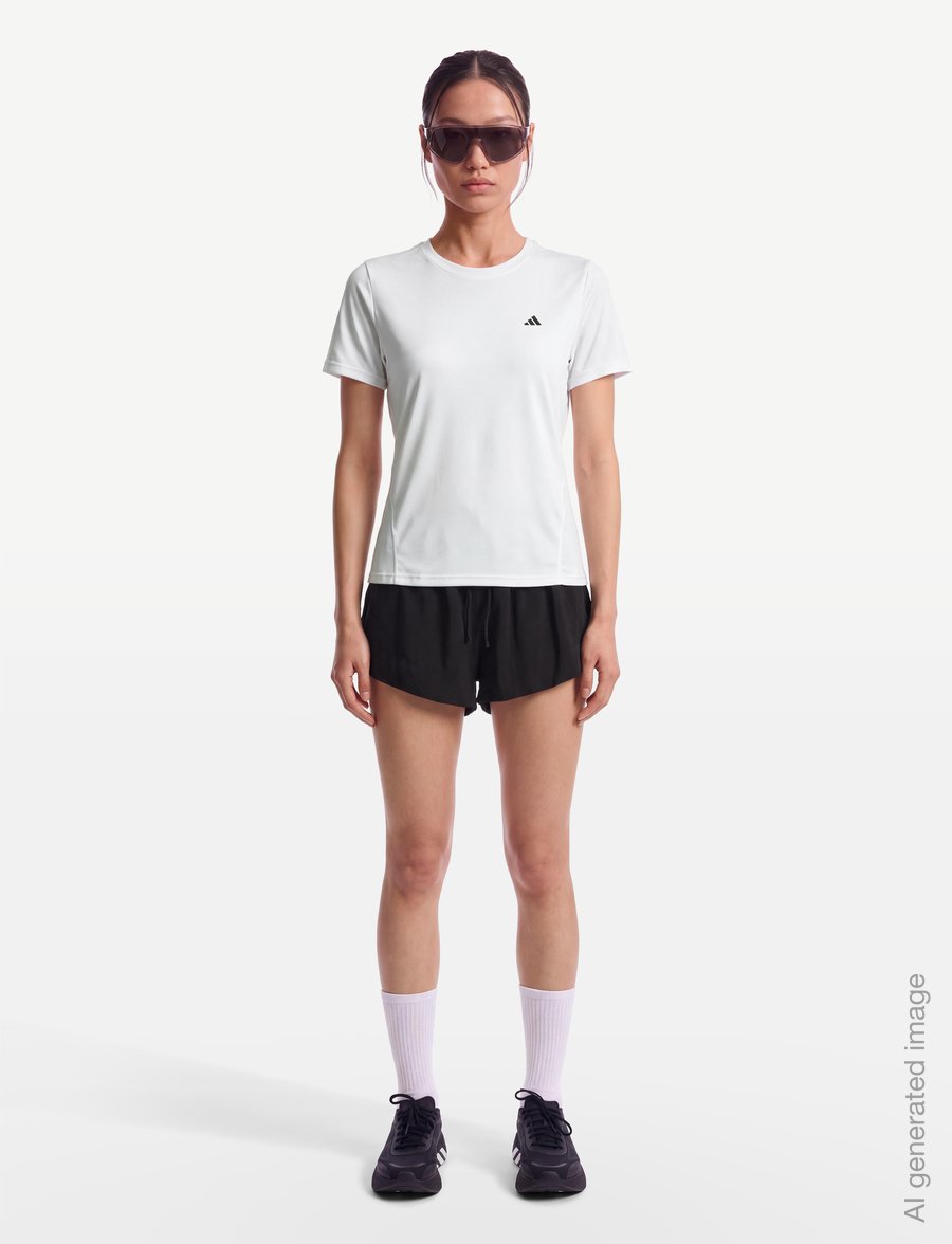 adidas Performance - WTR D4T TEE B - t-särgid - white - 0