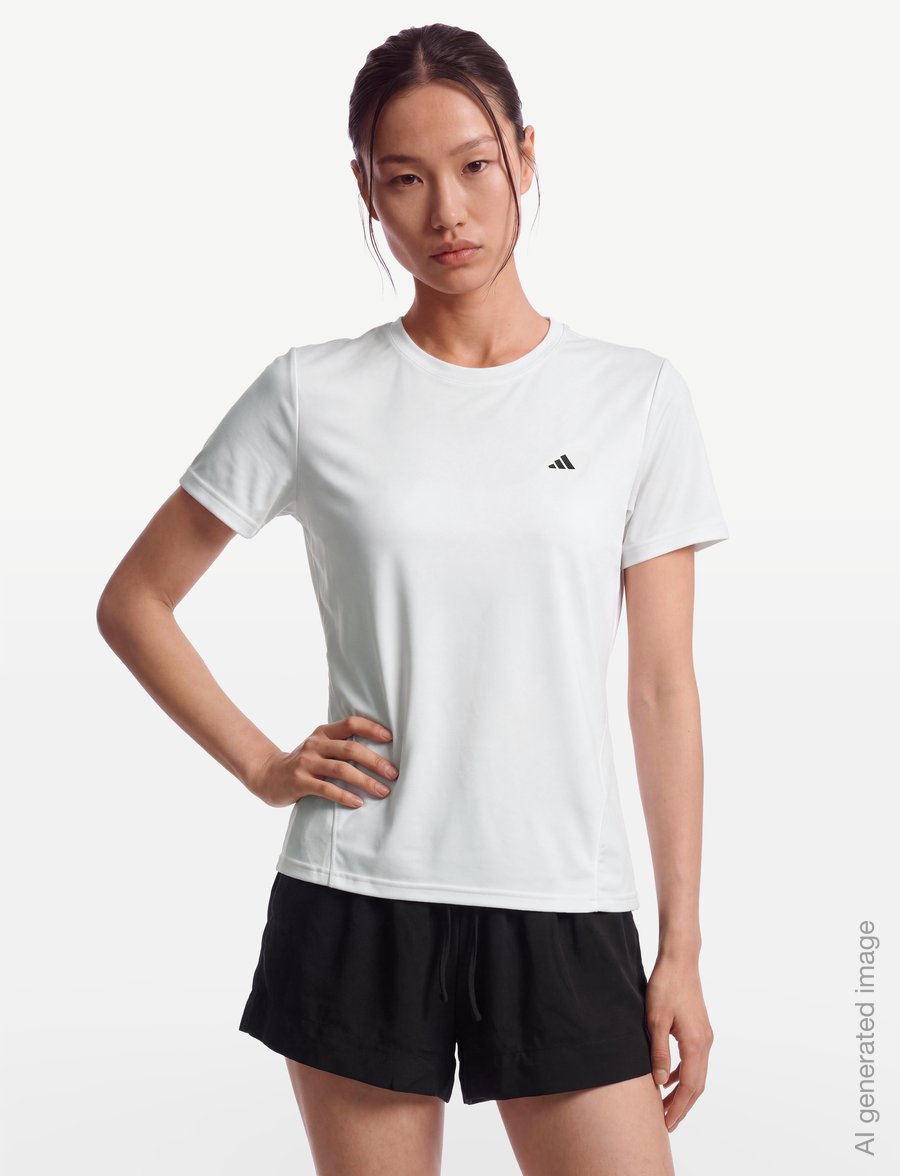 adidas Performance - WTR D4T TEE B - t-särgid - white - 3