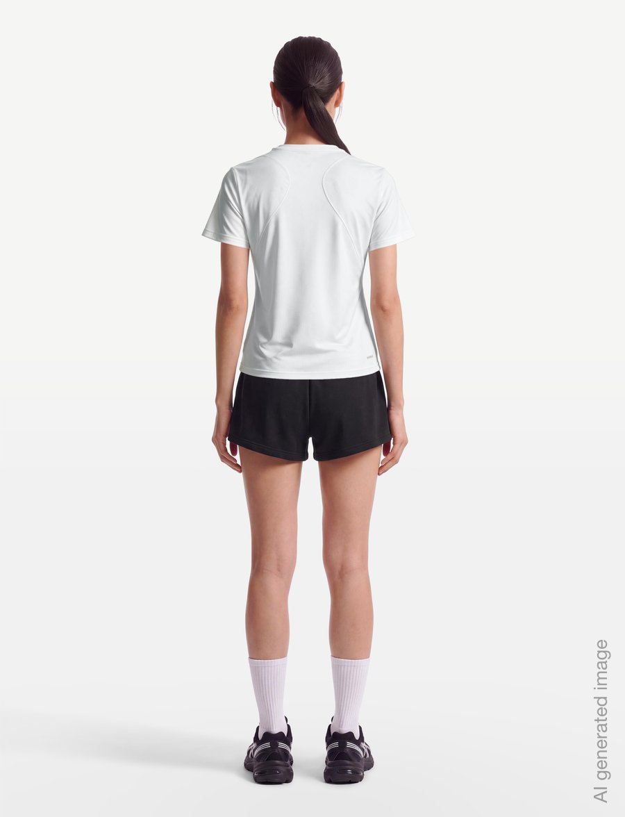 adidas Performance - WTR D4T TEE B - t-shirts - white - 4