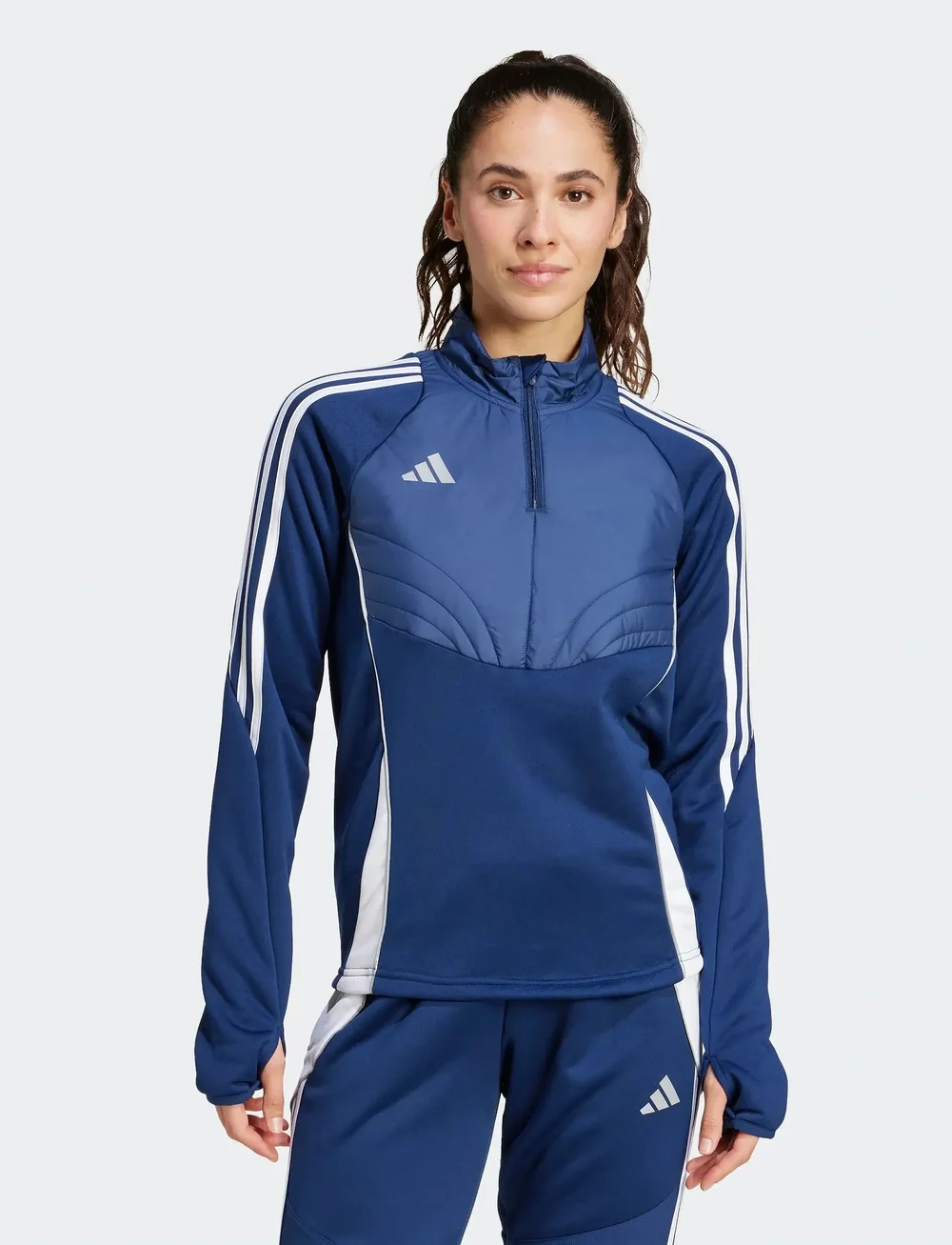 adidas Performance - TIRO24 WINTOPW - sweatshirts - tenabl/white - 5