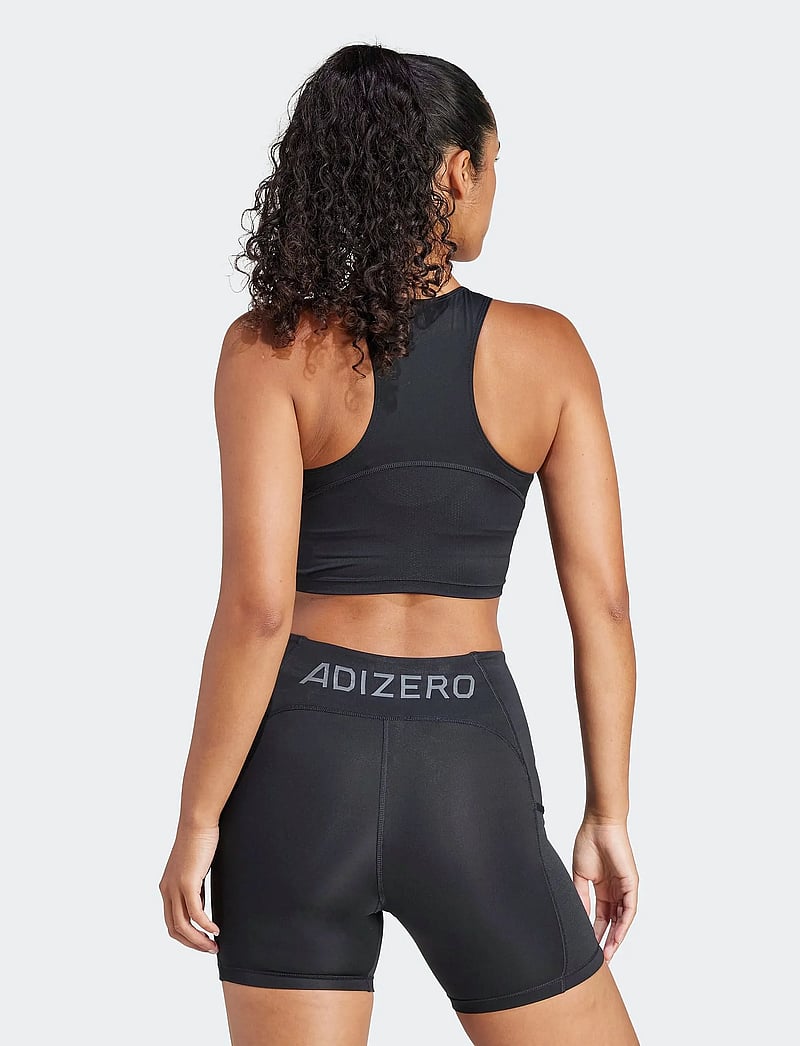 adidas Performance - ADIZERO E CRTOP - crop tops - black - 3