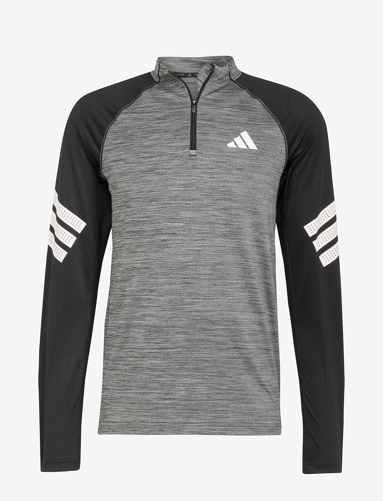adidas Performance - GYM+ 3S 1/4 ZIP - fleece & midlayer - blckme/white - 1