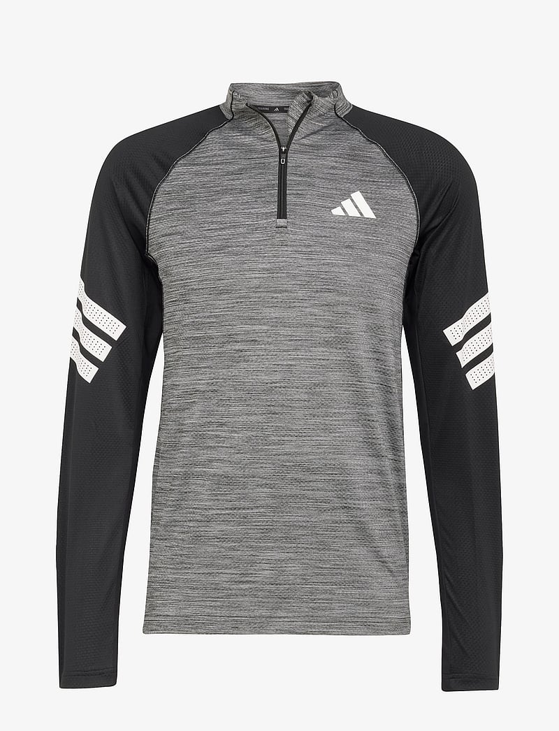 adidas Performance - GYM+ 3S 1/4 ZIP - fleece & midlayer - blckme/white - 1