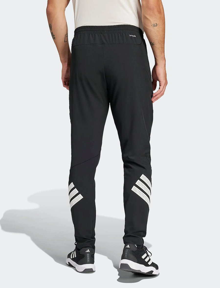 adidas Performance - GYM+ 3S WV PANT - trainingshosen - black/white - 2