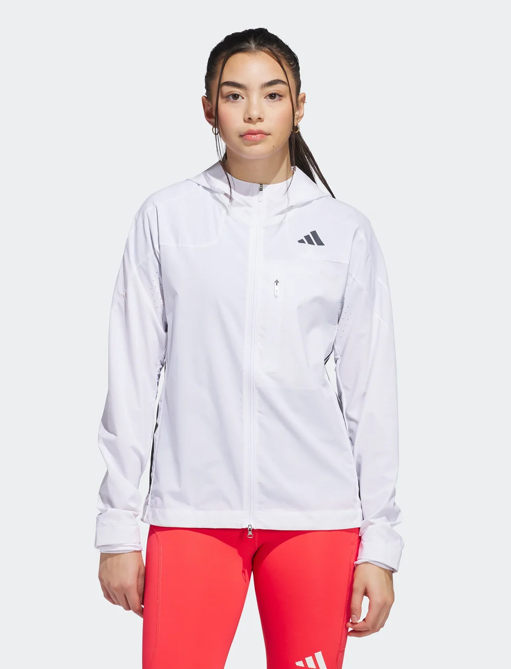 adidas Performance - ADIZERO JKT W - spordijakid - white/white - 0