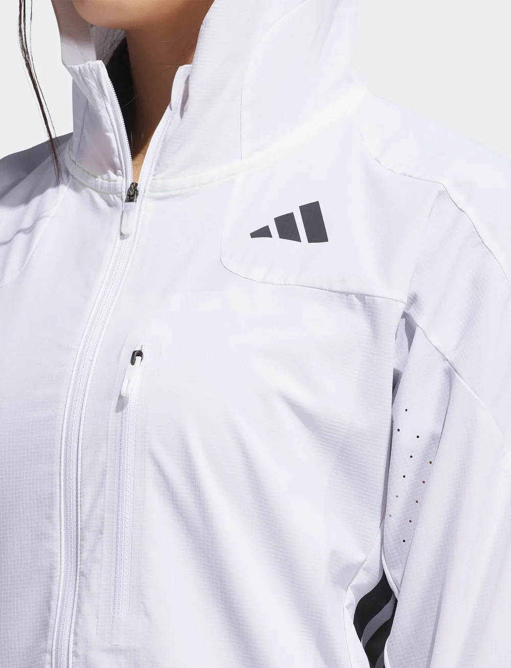 adidas Performance - ADIZERO JKT W - spordijakid - white/white - 5