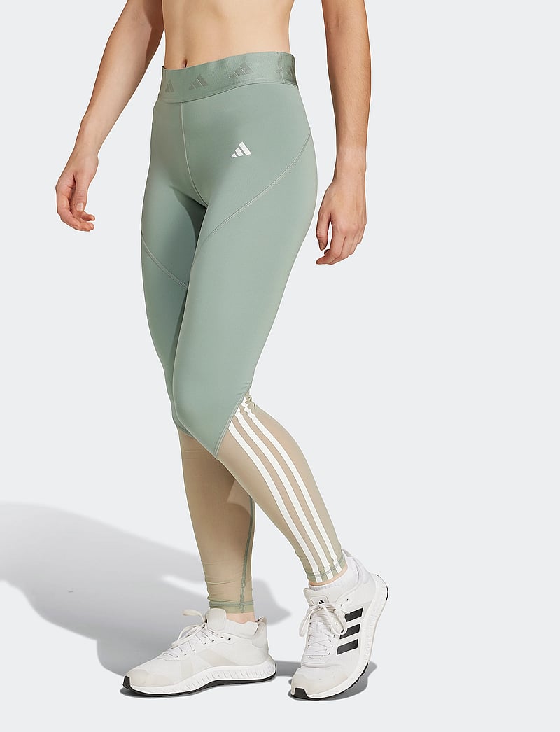 adidas Performance - HYGLM 1/1 L - trainingstights - silgrn/white - 3
