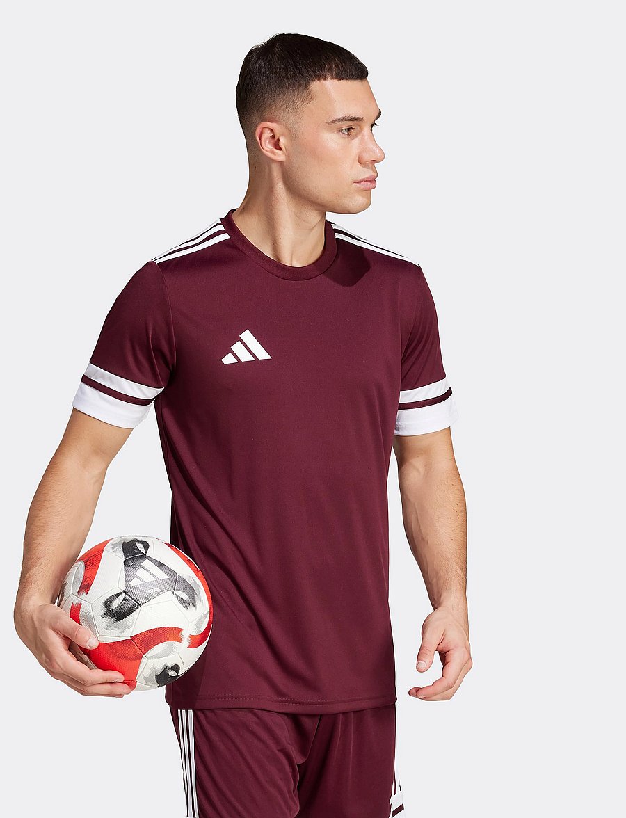 adidas Performance - SQUA25 JSY M - t-shirts - teamar/white - 3