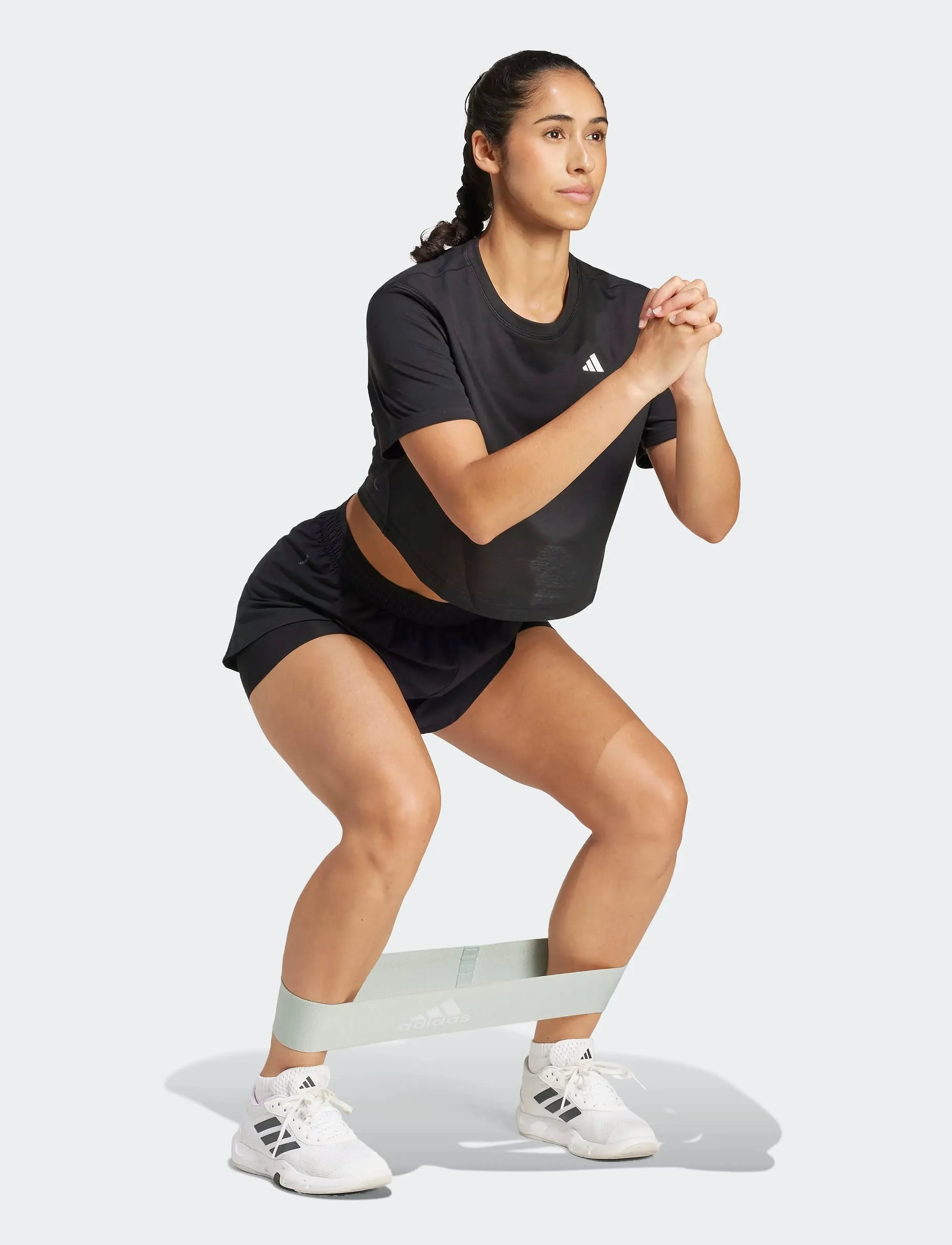adidas Performance WE MIN TEE - T-särgid - BLACK / black