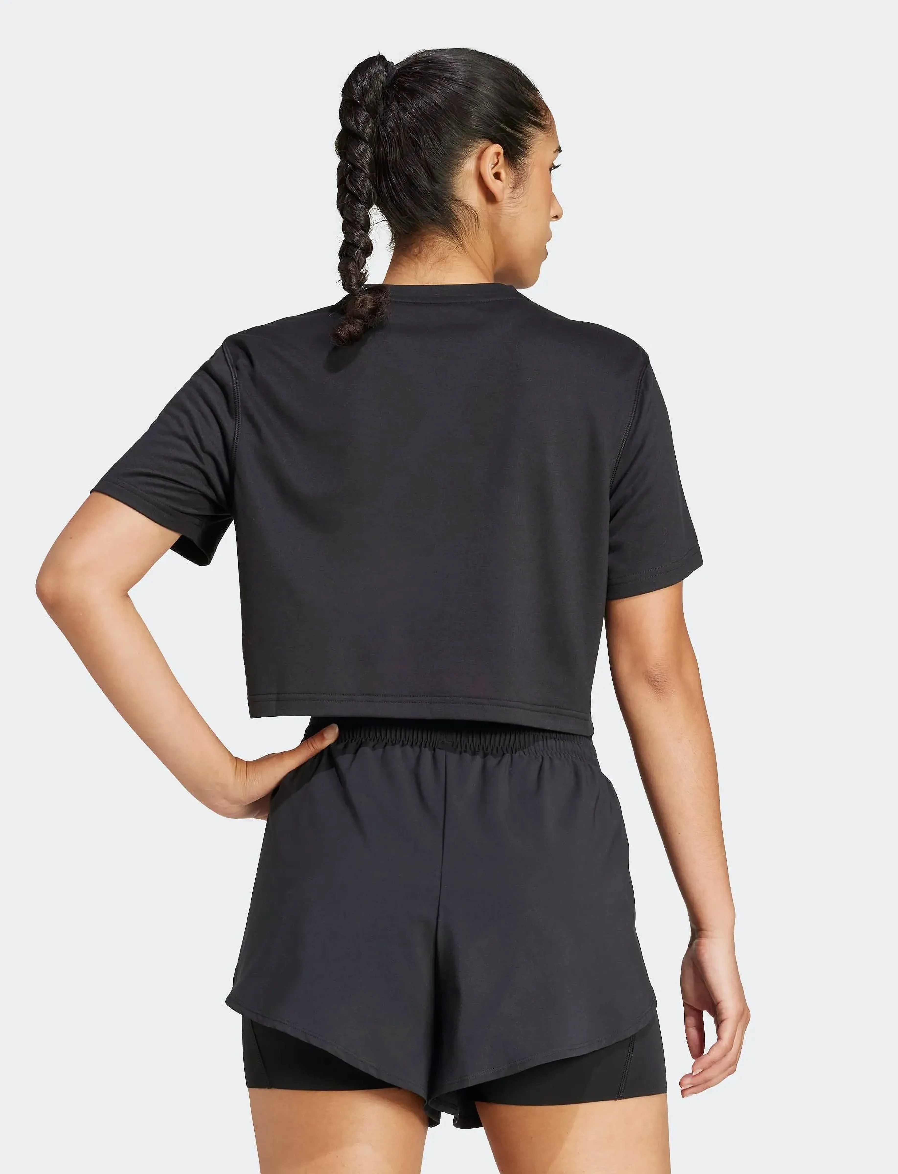 adidas Performance - WE MIN TEE - t-shirts - black - 2