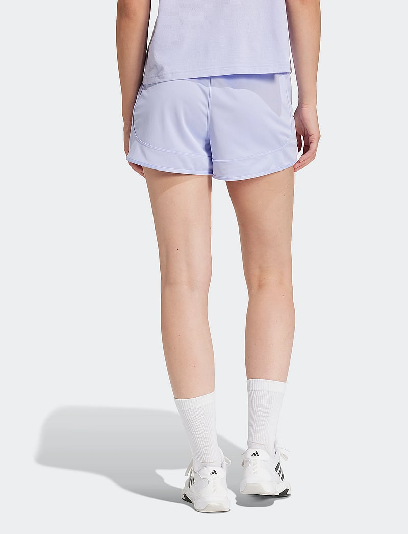 adidas Performance - PACER KNIT HIGH - træningsshorts - vioton/white - 4