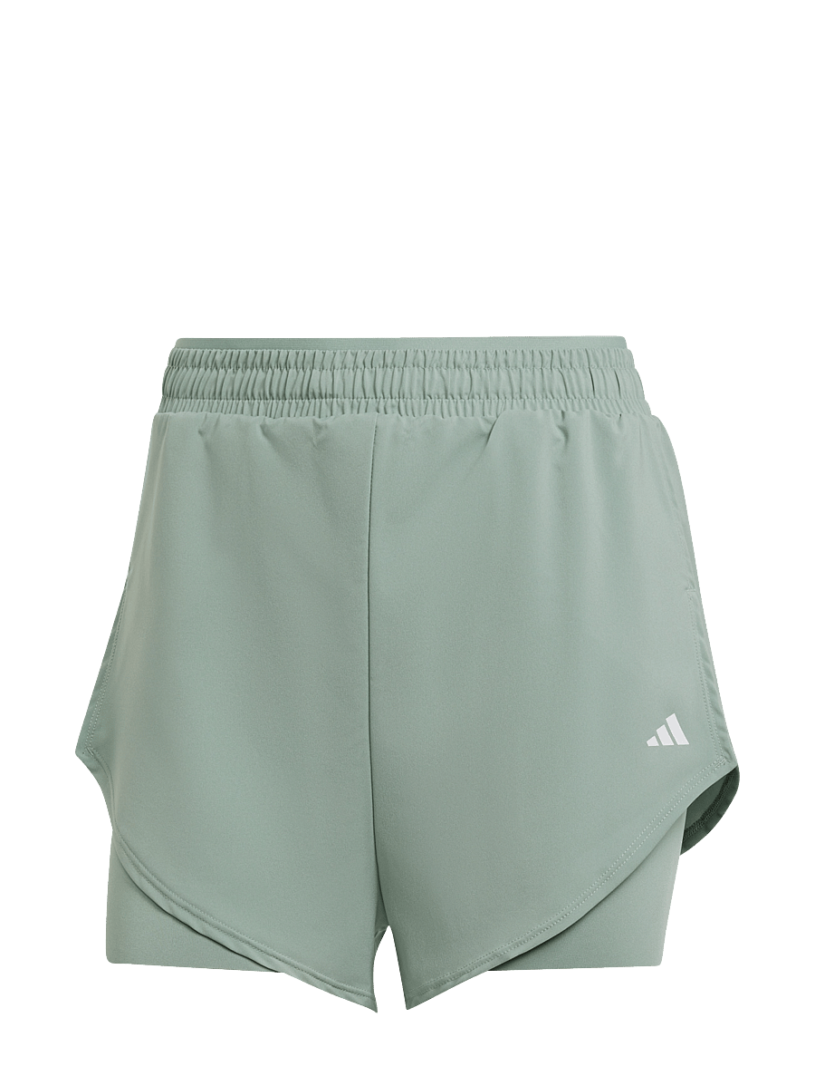 adidas Performance - WTR D4T 2IN1SH - træningsshorts - silgrn - 1