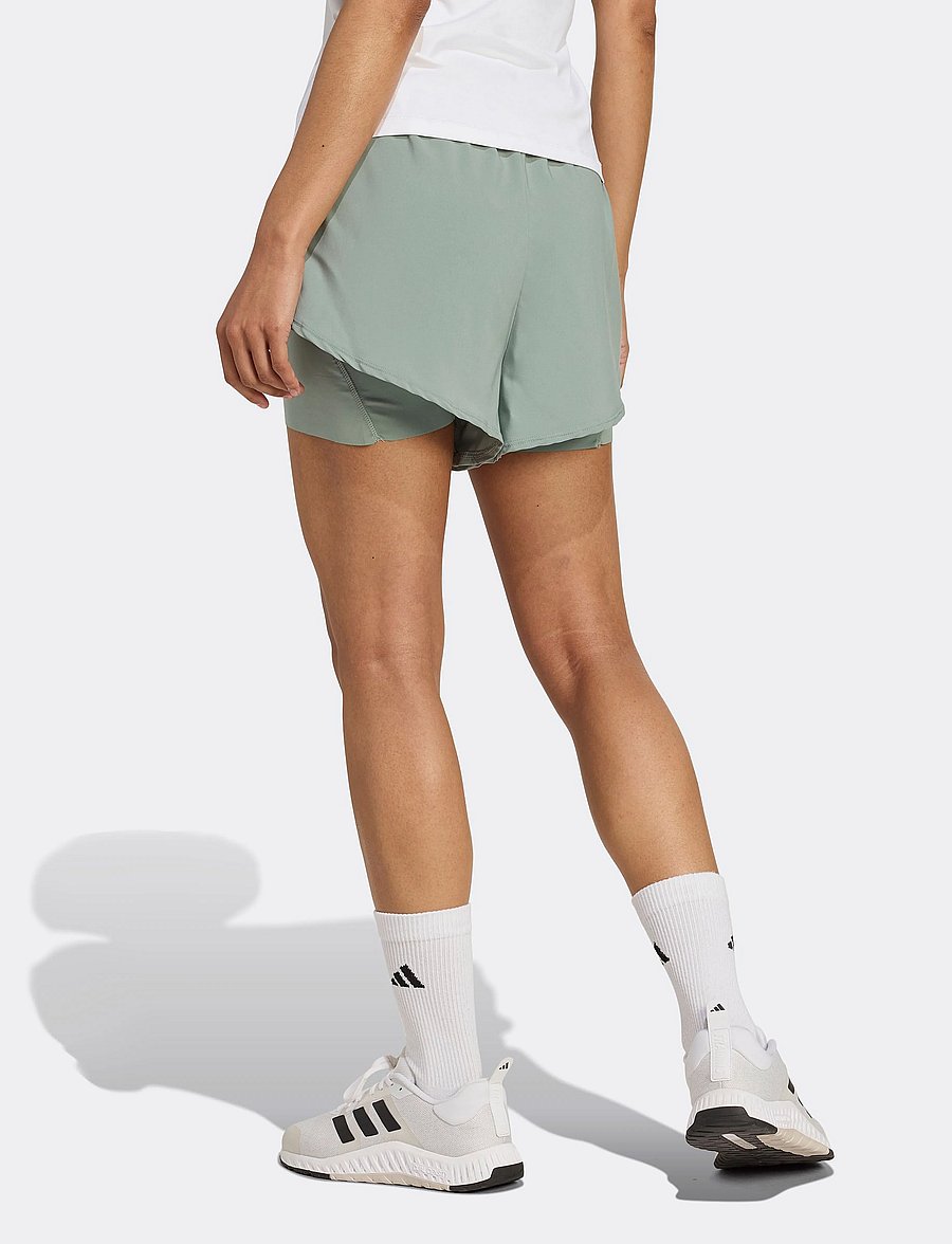 adidas Performance - WTR D4T 2IN1SH - træningsshorts - silgrn - 4