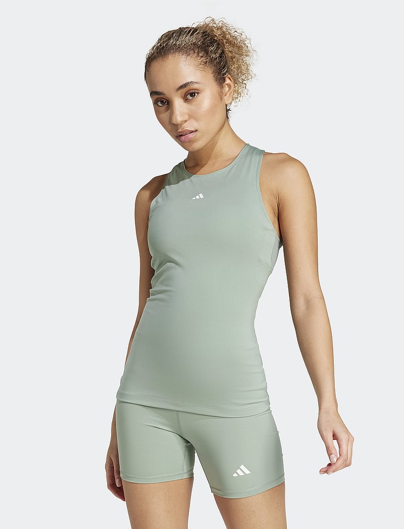 adidas Performance - TF TRAIN TK - Õlapaeltega pluusid - silgrn - 0