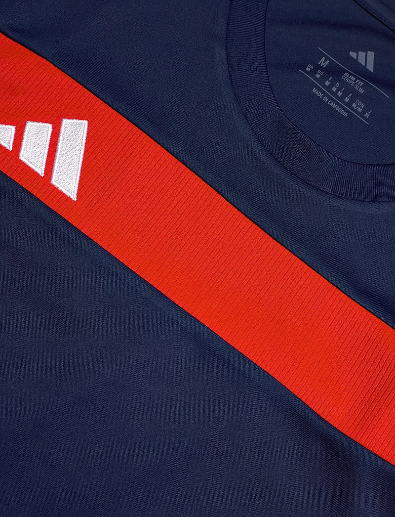 adidas Performance - TIRO ES JSY - t-shirts - navblu/red - 4