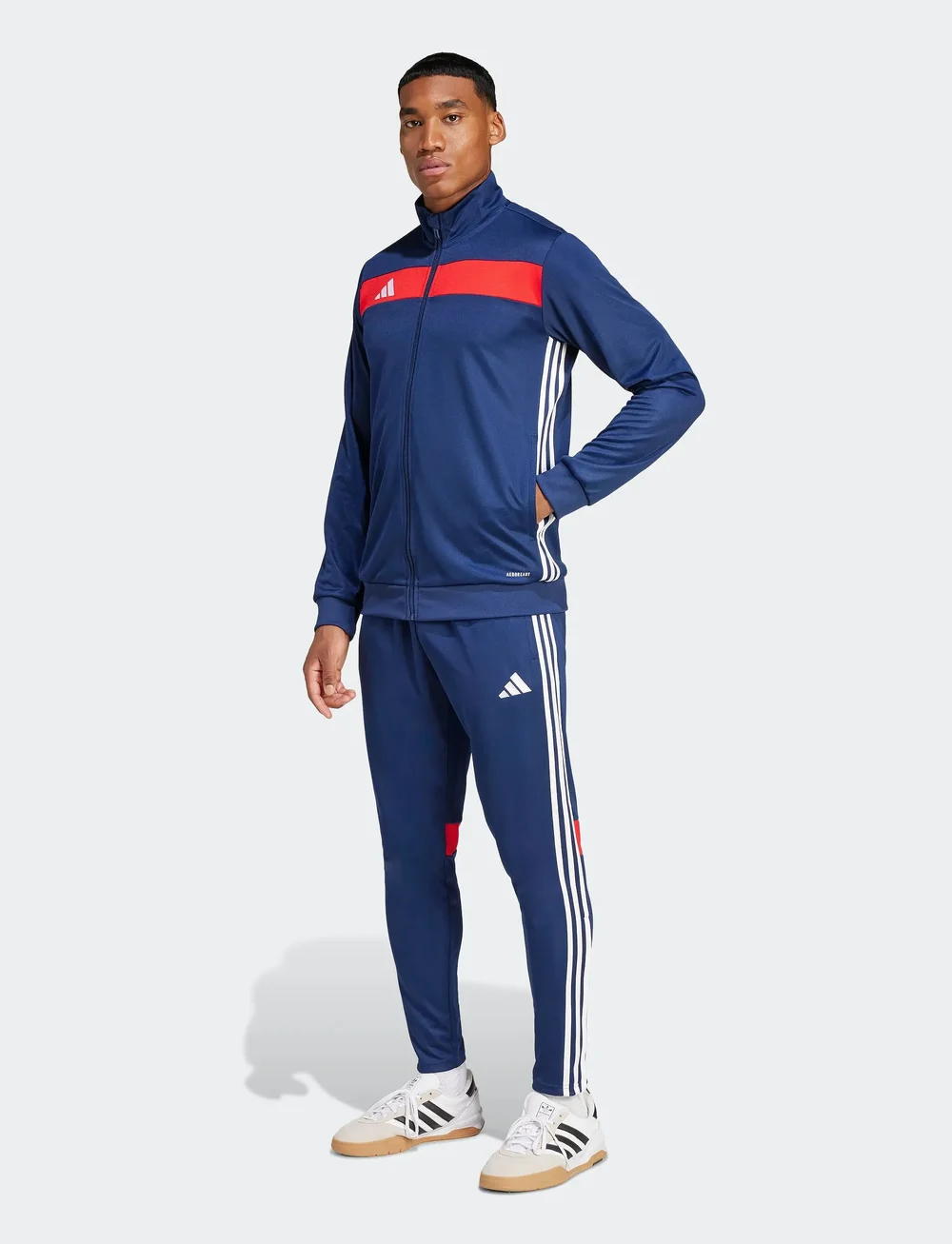 adidas Performance - TIRO ES TS - træningsdragter - navblu/red - 0