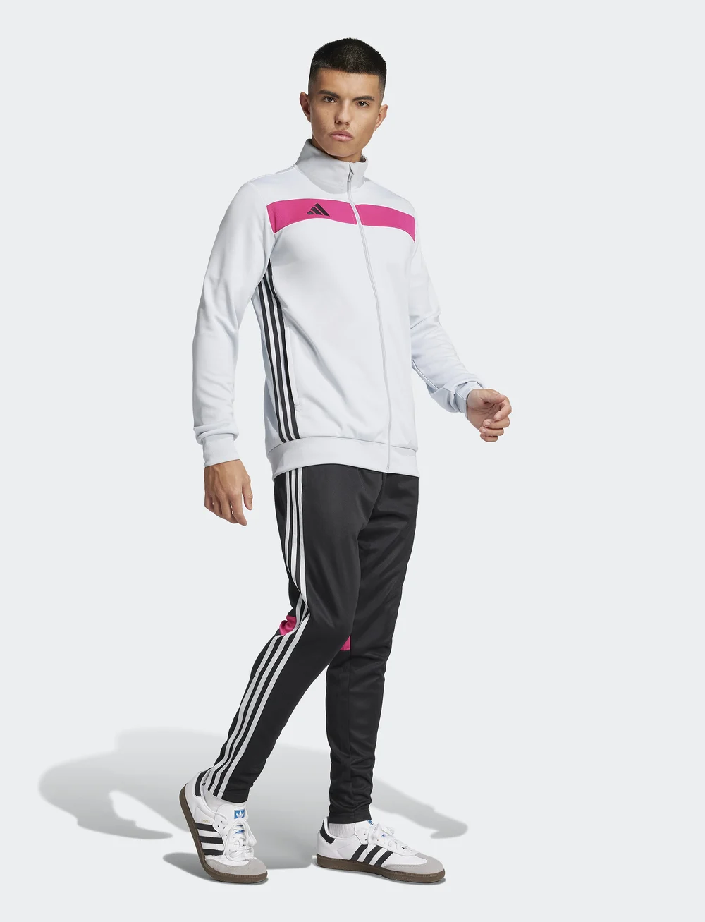 adidas Performance - TIRO ES TS - trainingsanzüge - clgrey/reamag - 0