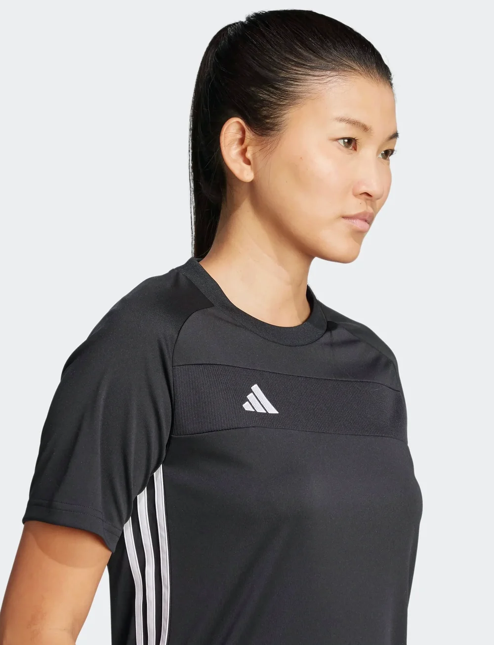 adidas Performance - TIRO ES JSY W - t-shirts - black/white - 3
