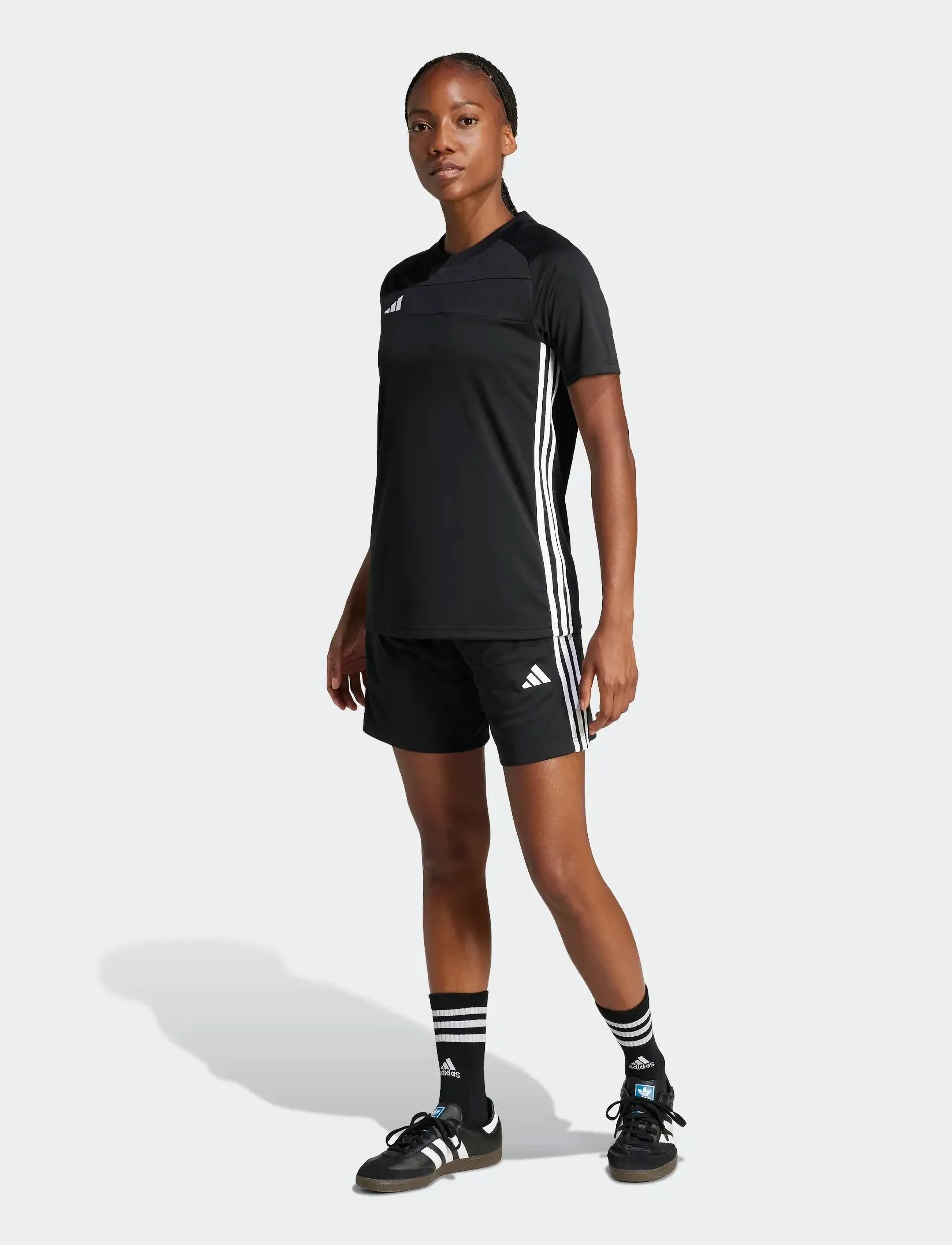 adidas Performance - TIRO ES SHO W - treniruočių šortai - black/white - 3