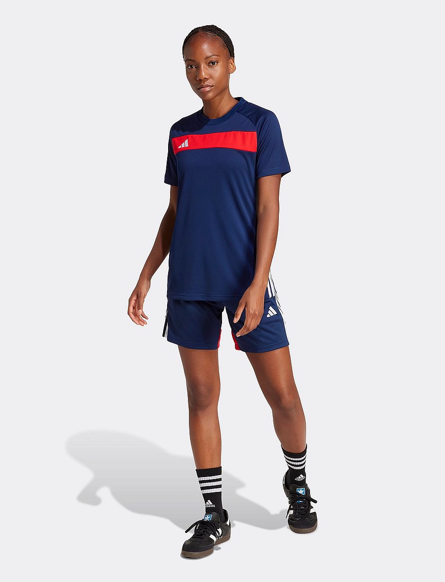 adidas Performance - TIRO ES SHO W - træningsshorts - navblu/red - 5