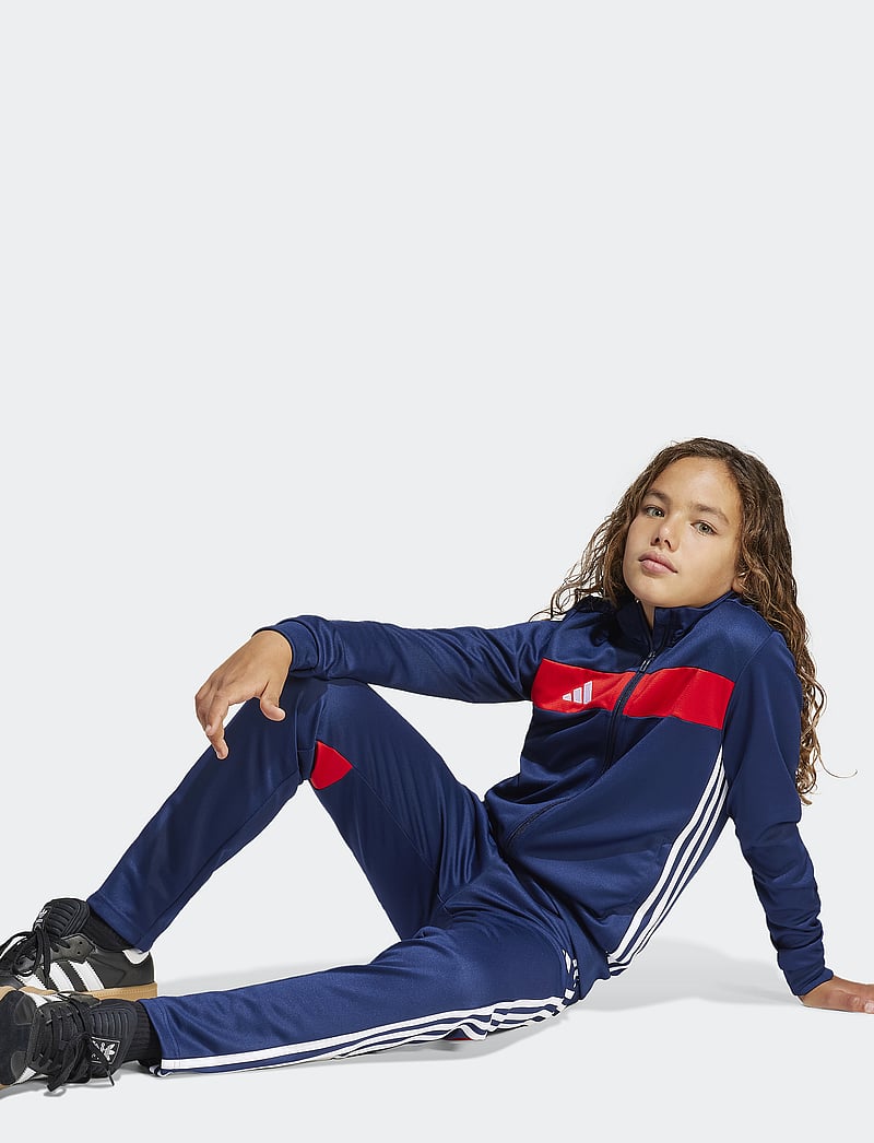 adidas Performance - TIRO ES TS Y - treniņtērpi un divdaļīgi komplekti - navblu/red - 4