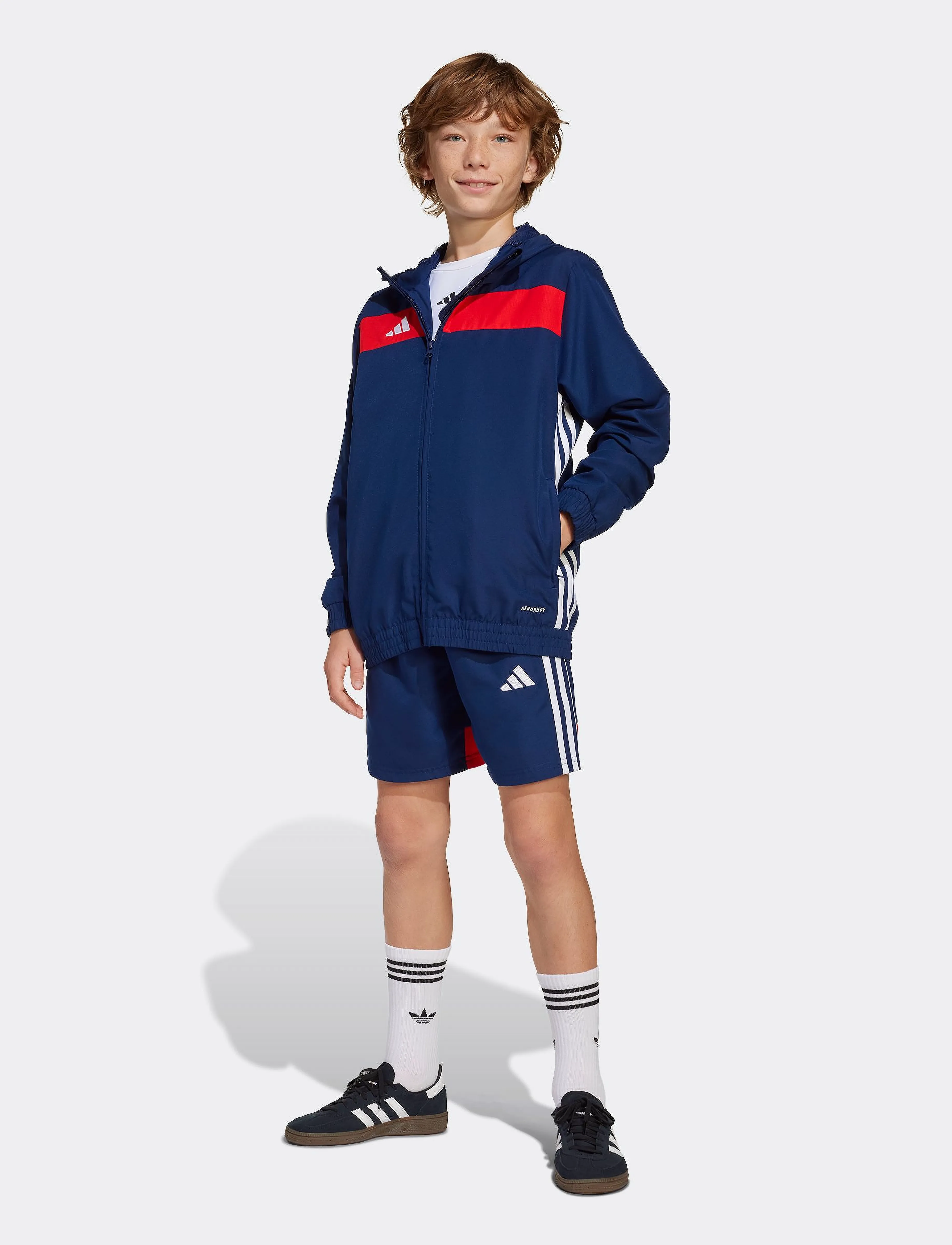 adidas Performance TIRO ES W SHO Y - Shorts - NAVBLU/RED / navy