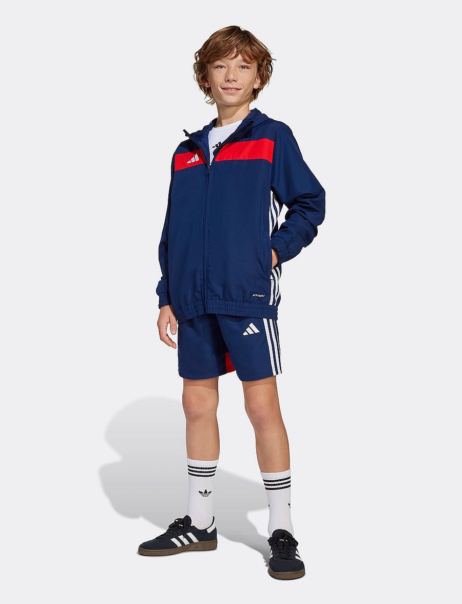 adidas Performance - TIRO ES W SHO Y - sportimise püksid - navblu/red - 0