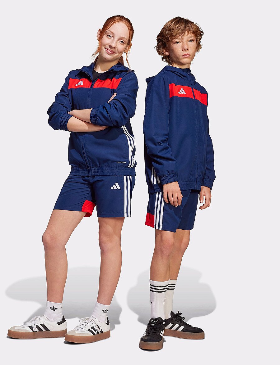 adidas Performance - TIRO ES W SHO Y - sportimise püksid - navblu/red - 2