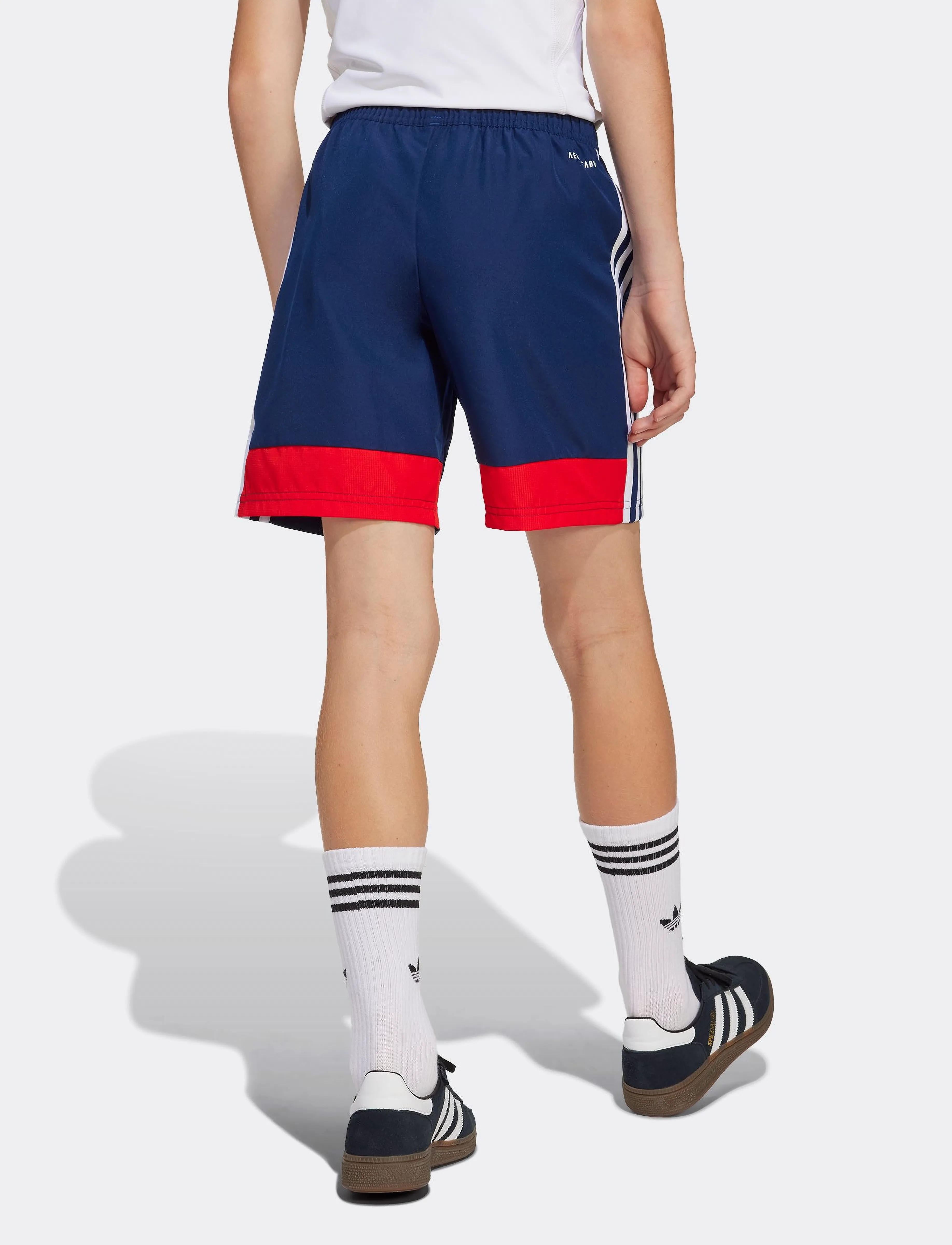 adidas Performance - TIRO ES W SHO Y - shorts - navblu/red - 3