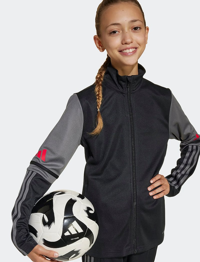 adidas Performance - SQ25 TR JKT Y - sweatshirts - black/tegrfo/purrub - 2