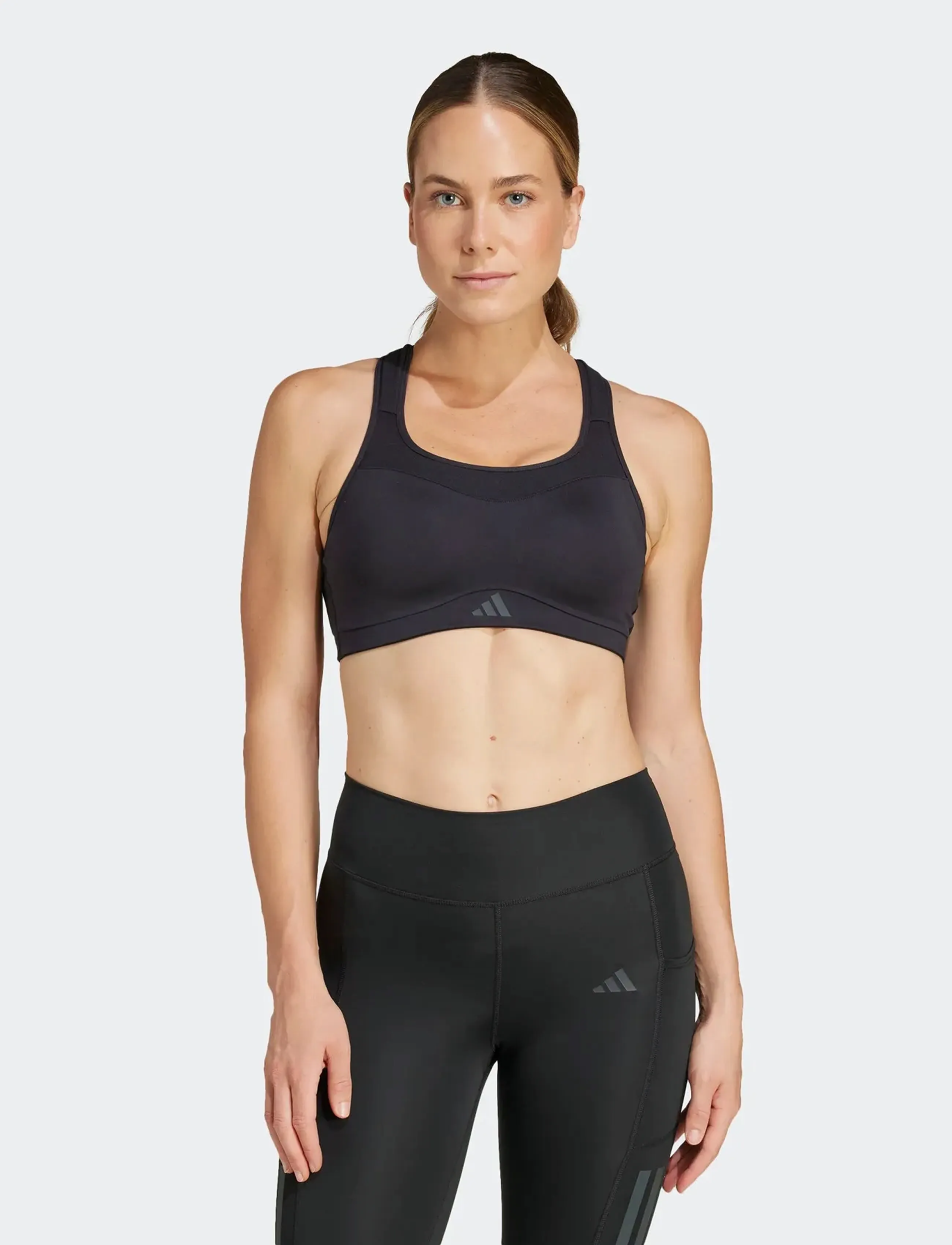 adidas Performance - TLRDIM HS BRA - sport-bhs: starker halt - black - 0
